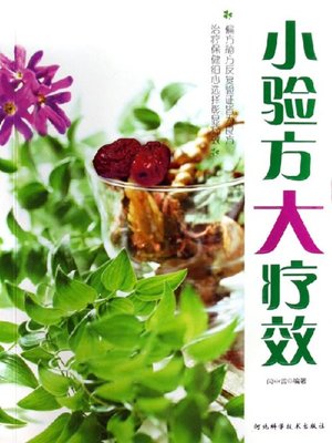 cover image of 小验方,大疗效 (Small Proved Recipe, Great Curative Effect)